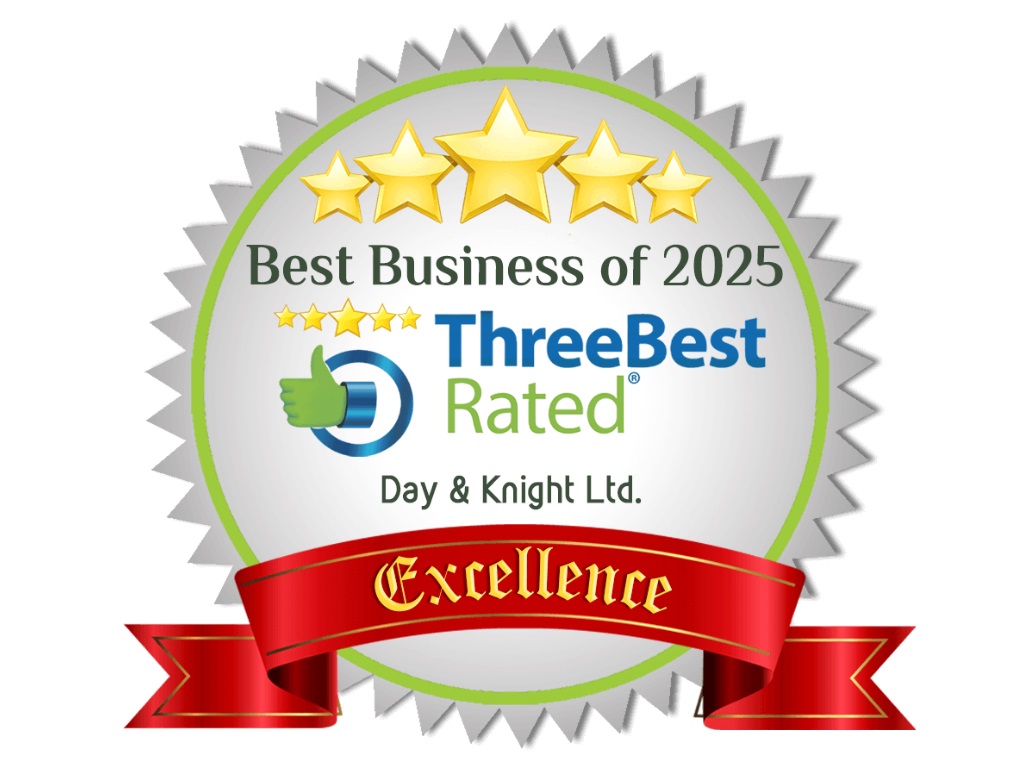 Day & Knight are recognised as ThreeBestRated Best Business of 2025