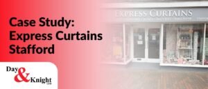 LED lighting, fuse board upgrade and emergency light system for Express Curtains in Stafford